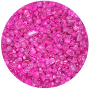 Amazing Gemstone Rose Aura Quartz chips for aquarium gravel and decorative underwater scenery.