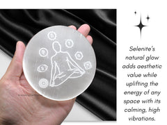 Amazing Gemstone charging plate helps cleanse gemstones and re energize jewelry pieces