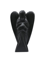 Amazing Gemstone shungite guardian angel figurine 2-inch pocket calm