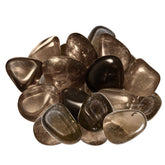 Amazing Gemstone smoky quartz polished rocks for display and collection.