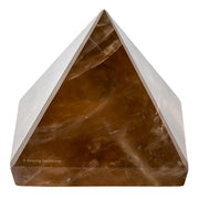 Amazing Gemstone smoky quartz pyramid 1 inch for meditation and focus.