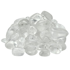 Amazing Gemstone tumbled clear quartz stones ideal for meditation spaces and calm ambiance.