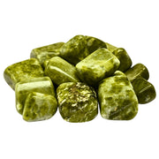 Amazing Gemstone Vesuvianite polished rocks for display and energy balance in spaces.