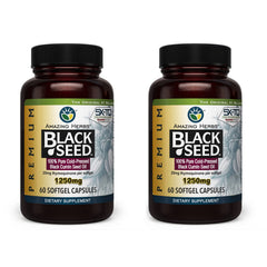 Amazing Herbs Black Seed Oil Capsules bottle for daily immune support.