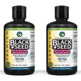 Amazing Herbs Premium Black Seed Oil bottle showing 32 oz size for daily supplementation.