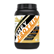 Amazing Muscle 100% whey protein Vanilla Toffee bottle for a smooth post-workout shake.