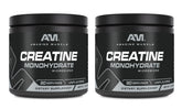 Amazing Muscle creatine monohydrate bottle showing unflavored powder ready to mix.