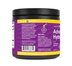 Amazing Nutrition Advanced Hydration powder in glass showing easy mixing