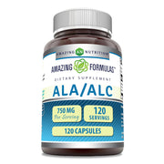 Amazing Nutrition ALAC capsules front view for daily wellness routine