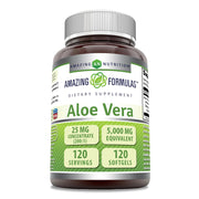 Amazing Nutrition Amazing Formulas Aloe Vera softgel bottle for daily wellness support
