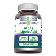 Amazing Nutrition Amazing Formulas Alpha Lipoic Acid 300 mg bottle front view for everyday wellness