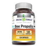 Amazing Formulas Bee Propolis bottle front for daily support and easy supplementation.