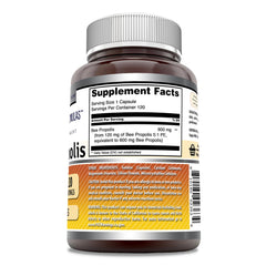 Amazing Formulas Bee Propolis capsules closed, ready for daily use.