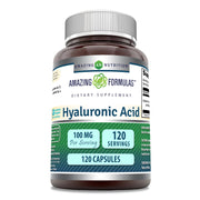 Amazing Nutrition Hyaluronic Acid 100 mg bottle for daily hydration support.