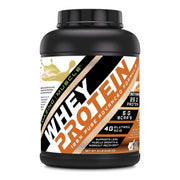Amazing Nutrition Amazing Muscle whey 5lb container with butterscotch flavor for a convenient high-protein shake.