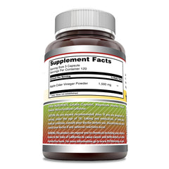 Amazing Nutrition Apple Cider Vinegar capsules close-up showing 360-count bottle quality