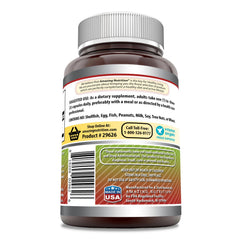 Amazing Nutrition Apple Cider Vinegar label front highlighting non-GMO and gluten-free ingredients