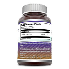 Bottle in hand showing portability of Amazing Nutrition L-Arginine