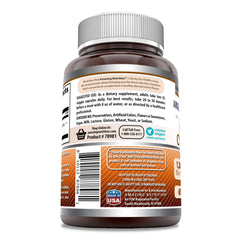 Amazing Nutrition Ceylon Cinnamon label close-up signals GMP standards and USA-made quality.