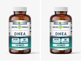 Amazing Nutrition DHEA tablet bottle front view shows a gluten-free, non-GMO formula.