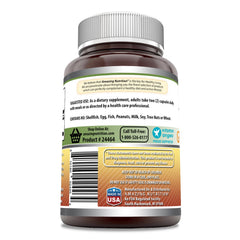 Amazing Nutrition Ginseng Complex capsules close-up, showing easy-to-swallow form and potency.