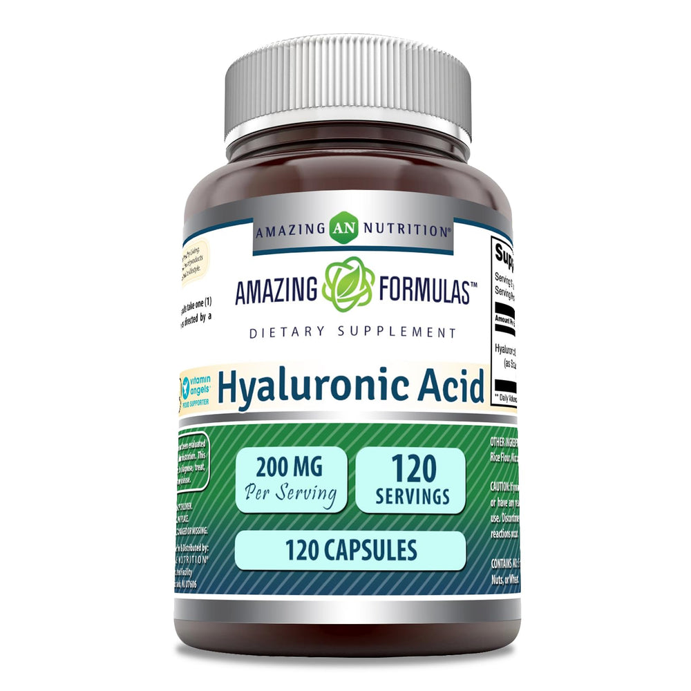 Amazing Nutrition Hyaluronic Acid capsule for daily hydration support.