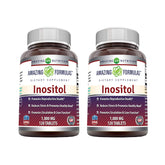 Amazing Nutrition Inositol 1000mg tablet bottle supports daily wellness routine.