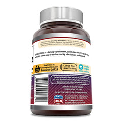 Amazing Nutrition Inositol 500 mg capsules close-up, illustrating easy daily capsule intake.
