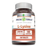 Amazing Nutrition L-Lisina 1000 mg, tabletas para ingesta diaria de aminoácidos