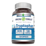 Amazing Nutrition L-Tryptophan bottle front view for daily supplementation