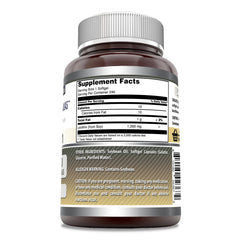 Label highlights 1200 mg serving and clean ingredients on Amazing Nutrition Lecithin.