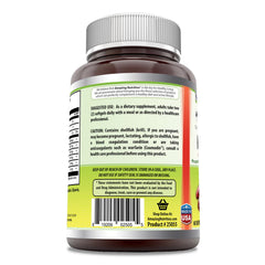 Phospholipids and astaxanthin highlighted on Amazing Nutrition Krill Oil label