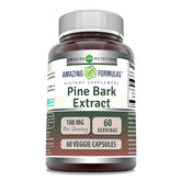 Amazing Nutrition Pine Bark Extract bottle with 60 vegetarian capsules for daily use