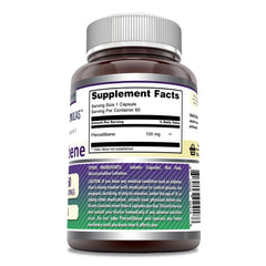 Amazing Nutrition Pterostilbene non-GMO gluten-free label for clean ingredients