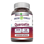 Amazing Nutrition Quercetin 500mg bottle with veggie capsules for daily wellness