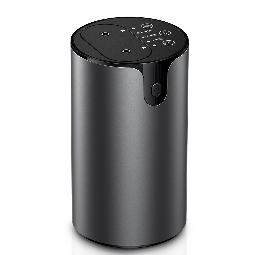 Amazing Flower waterless diffuser dual-nozzle for seamless scent switching at home or in the car.