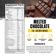 Ambrosia Planta tub front highlighting vegan, no added sugar formula