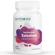 Ambrosial Selenium Selenomethionine bottle for easy daily supplementation and consistency.