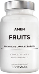 Amen Fruits 90Caps bottle front showing vegan multivitamin benefits