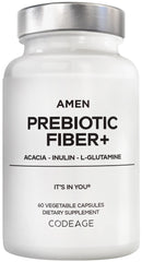 Amen Prebiotic Fiber bottle with capsules for daily fiber support