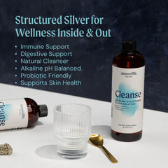 Ameo Life colloidal silver dropper dispensing with precision