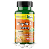 America Medic & Science Rapid-C 500mg bottle front for daily immune support.