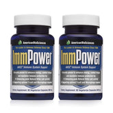 American BioSciences ImmPower bottle close-up highlighting immune support potential.