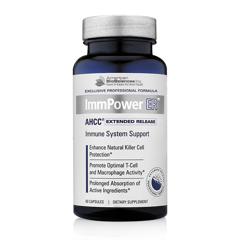 American BioSciences ImmPower ER bottle front showing brand and immune support focus