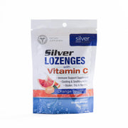 American Biotech Labs Silver Biotics lozenges pack front for on-the-go throat comfort