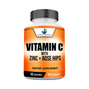 American Standard Vitamin C bottle highlighting 2000mg per serving