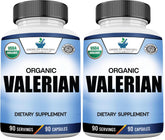 American Standard Valerian bottle front view highlighting vegan and gluten-free formulation