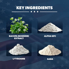 AMERICAN VITALITY Brain Formula label detail highlighting vegan gluten-free formula