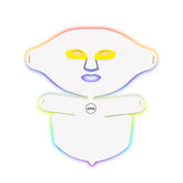 American Wellness Authority E49B LED mask covering face and neck for balanced, radiant skin.
