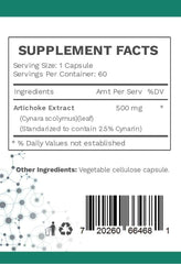 AMG Naturals Artichoke Extract Capsules close-up showing capsule form